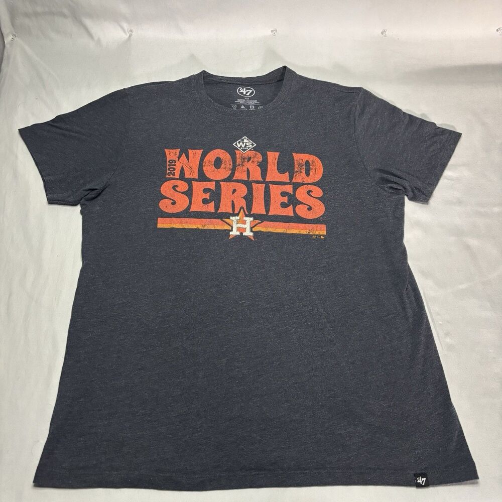 ‘47 Houston Astros 2019 World Series Champions Gray T-Shirt Men’s Large